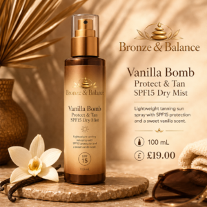 Vanilla Bomb Protect & Tan SPF-15 Dry Mist